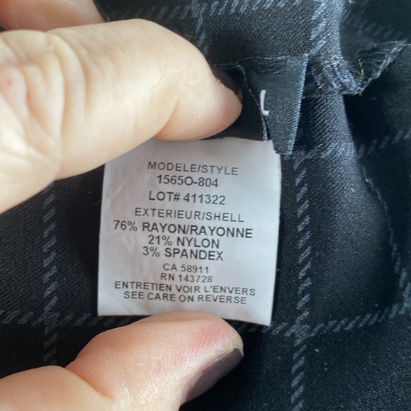 Ladies “Tribal” slacks black & gray size 12 in great condition. - Picture 6 of 7